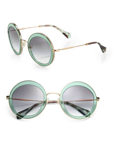 miu miu sunglasses round|miu oversized sunglasses.